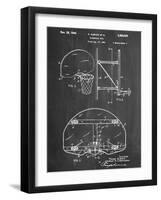 Basketball Goal Patent-null-Framed Art Print