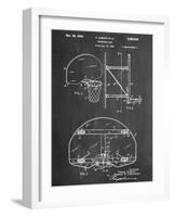 Basketball Goal Patent-null-Framed Art Print