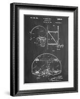 Basketball Goal Patent-null-Framed Art Print