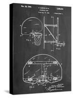 Basketball Goal Patent-null-Stretched Canvas