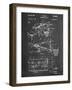 Basketball Goal With Backboard Patent 1960-null-Framed Art Print