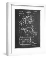 Basketball Goal With Backboard Patent 1960-null-Framed Art Print