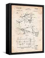 Basketball Goal With Backboard Patent 1960-Cole Borders-Framed Stretched Canvas