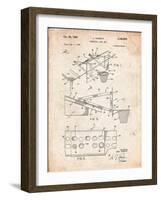 Basketball Goal With Backboard Patent 1960-Cole Borders-Framed Art Print