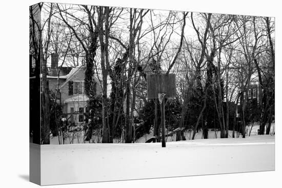 Basketball Hoop Sag Harbor NY-null-Stretched Canvas