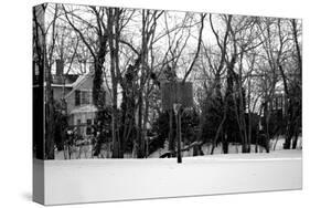 Basketball Hoop Sag Harbor NY-null-Stretched Canvas