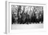 Basketball Hoop Sag Harbor NY-null-Framed Photo