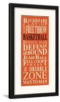 Basketball Lay-Up-null-Framed Art Print