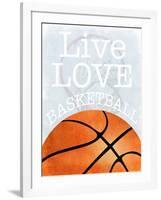 Basketball Love-Marcus Prime-Framed Art Print