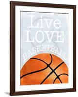 Basketball Love-Marcus Prime-Framed Art Print