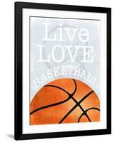 Basketball Love-Marcus Prime-Framed Art Print