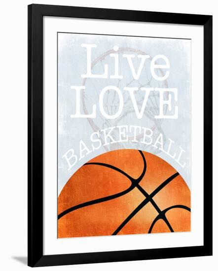 Basketball Love-Marcus Prime-Framed Art Print