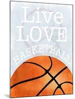 Basketball Love-Marcus Prime-Mounted Art Print