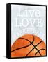 Basketball Love-Marcus Prime-Framed Stretched Canvas