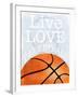 Basketball Love-Marcus Prime-Framed Art Print