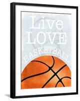 Basketball Love-Marcus Prime-Framed Art Print