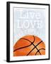 Basketball Love-Marcus Prime-Framed Art Print