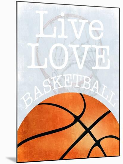 Basketball Love-Marcus Prime-Mounted Art Print