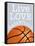 Basketball Love-Marcus Prime-Framed Stretched Canvas