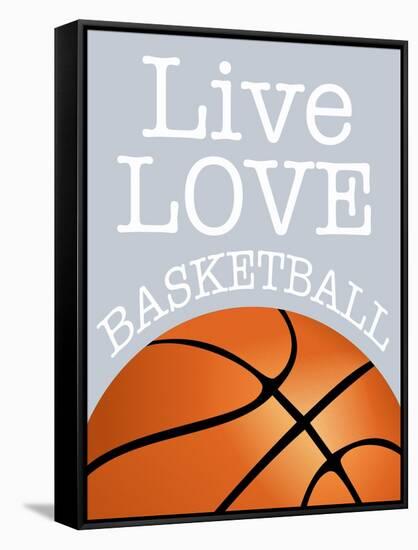 Basketball Love-Marcus Prime-Framed Stretched Canvas