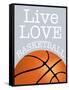 Basketball Love-Marcus Prime-Framed Stretched Canvas