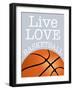 Basketball Love-Marcus Prime-Framed Art Print