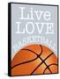 Basketball Love-Marcus Prime-Framed Stretched Canvas