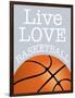 Basketball Love-Marcus Prime-Framed Art Print