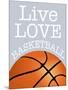 Basketball Love-Marcus Prime-Mounted Art Print