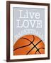 Basketball Love-Marcus Prime-Framed Art Print