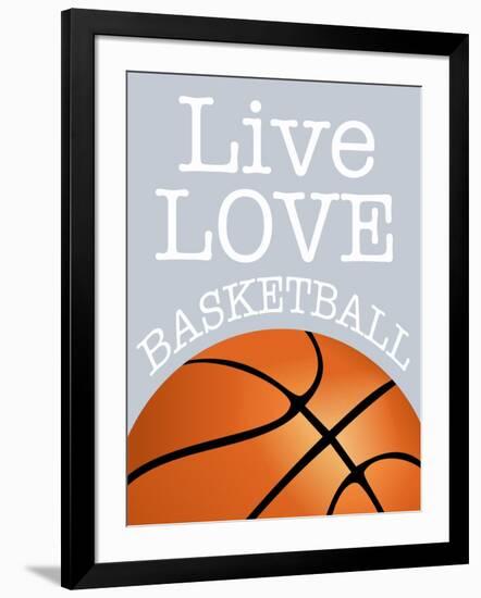 Basketball Love-Marcus Prime-Framed Art Print