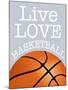 Basketball Love-Marcus Prime-Mounted Art Print