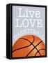 Basketball Love-Marcus Prime-Framed Stretched Canvas