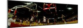 Basketball Match in Progress, Chicago Stadium, Chicago, Cook County, Illinois, USA-null-Mounted Photographic Print