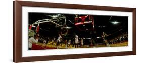 Basketball Match in Progress, Chicago Stadium, Chicago, Cook County, Illinois, USA-null-Framed Photographic Print