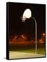 Basketball Net and Court-null-Framed Stretched Canvas