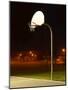 Basketball Net and Court-null-Mounted Photographic Print