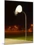 Basketball Net and Court-null-Mounted Photographic Print