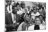 Basketball Player, Bill Russell at the March on Washington, Aug. 28, 1963-null-Mounted Photo