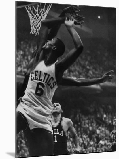Basketball Player Bill Russell-null-Mounted Premium Photographic Print
