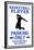 Basketball Player Parking Only Sign Poster-null-Framed Poster