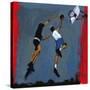 Basketball players, 2009-Paul Powis-Stretched Canvas