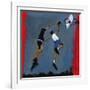 Basketball players, 2009-Paul Powis-Framed Giclee Print