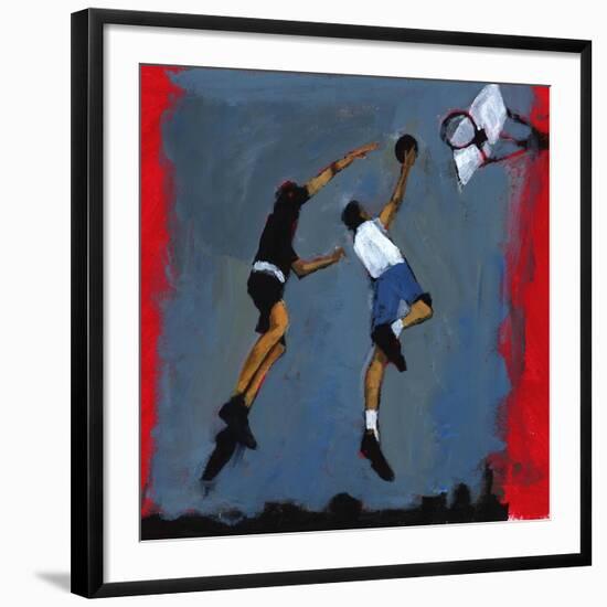 Basketball players, 2009-Paul Powis-Framed Giclee Print