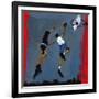 Basketball players, 2009-Paul Powis-Framed Giclee Print