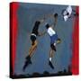 Basketball players, 2009-Paul Powis-Stretched Canvas