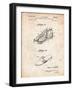 Basketball Shoes 1968 Patent-Cole Borders-Framed Art Print