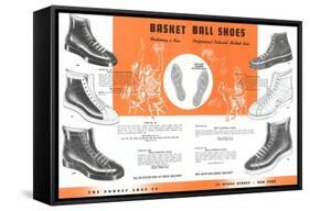 Basketball Shoes-null-Framed Stretched Canvas