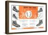 Basketball Shoes-null-Framed Premium Giclee Print