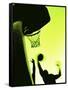 Basketball Silhouette-null-Framed Stretched Canvas